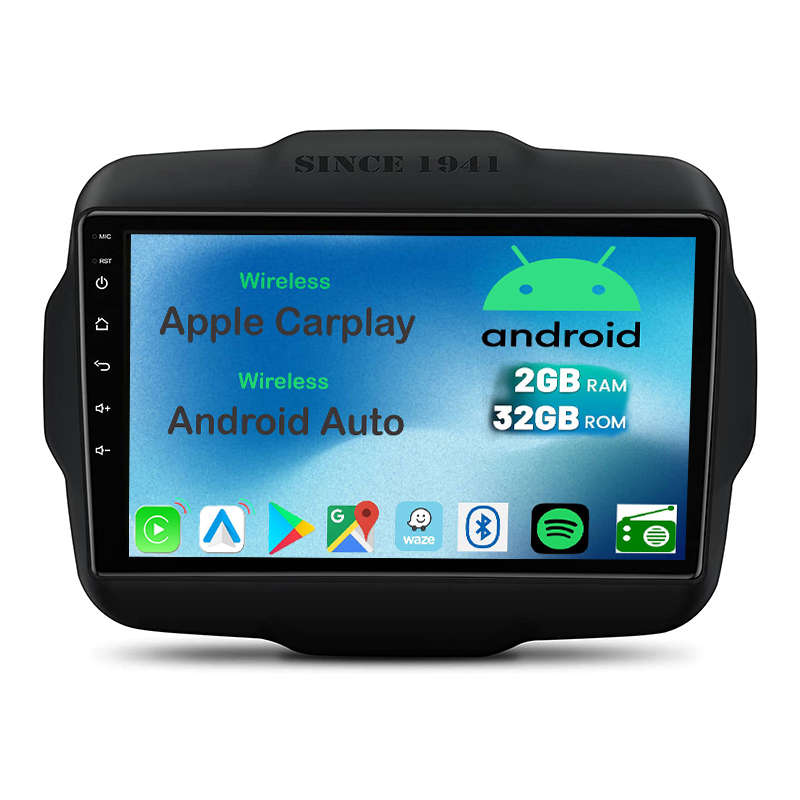 Jeep Renegade 2015  2020 Android GPS Navigation Bluetooth Radio Unit with Carplay