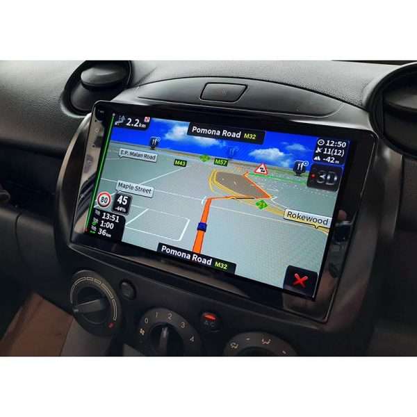 Mazda 2 2008  2014 Touch Screen Android GPS Navigation Bluetooth USB Radio With Carplay