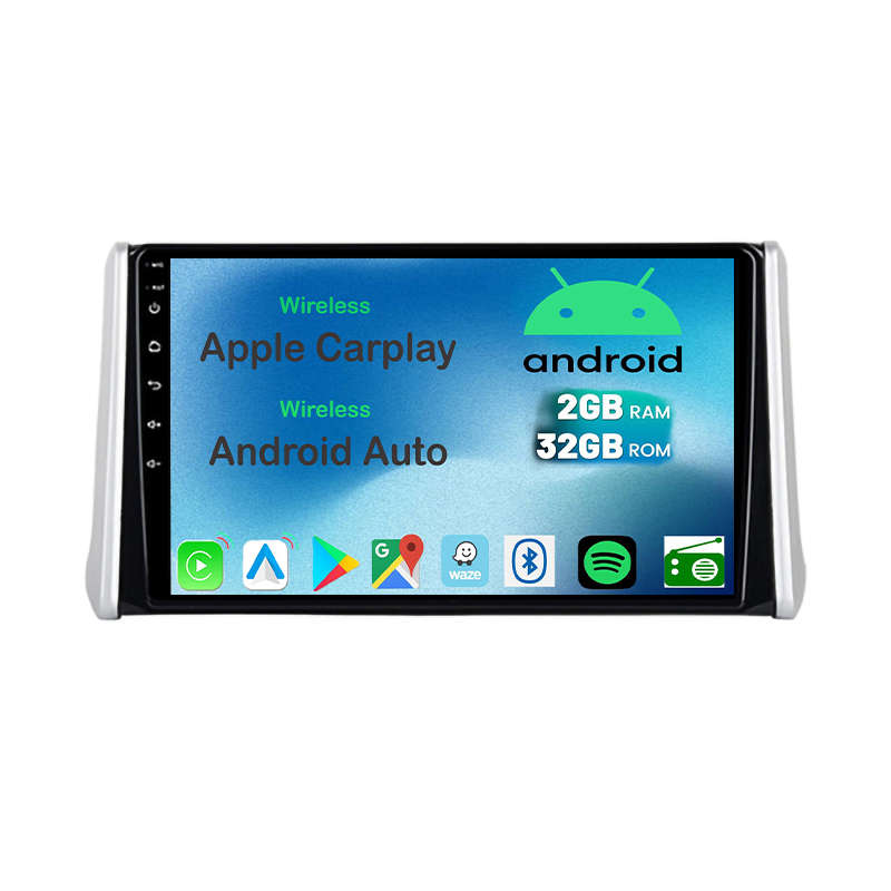 Android GPS Navigation With Wireless Carplay for Toyota Rav4 2019 to 2023