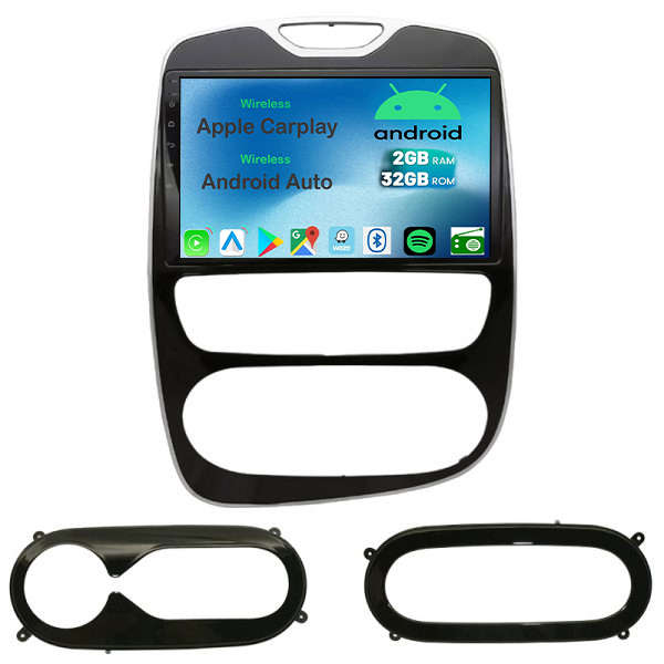 Renault Clio 4 2017 to 2021 Android GPS Navigation Radio With Carplay