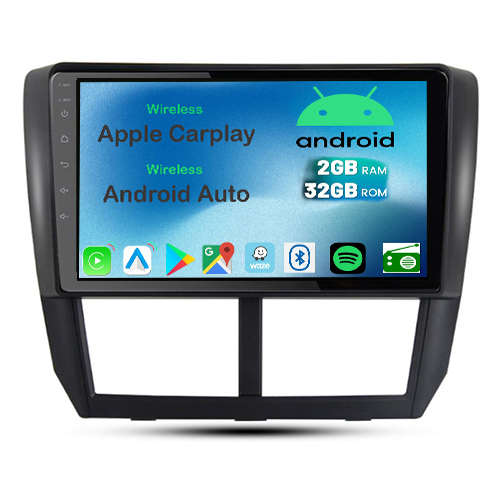 Subaru Forester and WRX 2008 to 2012 Android GPS Navigation Bluetooth Radio With Carplay
