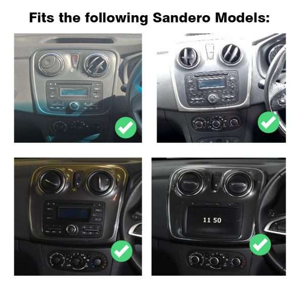 Android GPS Navigation Radio With Carplay for Renault Sandero 2014  2022