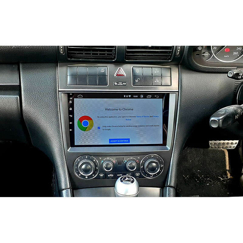 Mercedes Benz C-Class W203 2004  2007 CLK W209 9 inch Full Touch Navigation Bluetooth Radio Unit