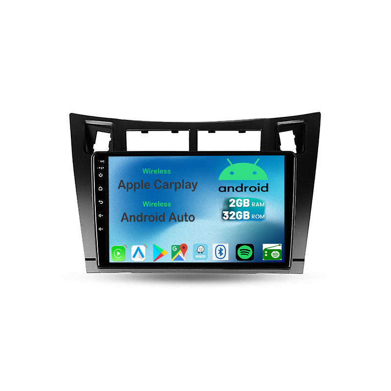 Android GPS Navigation Radio With Carplay for Toyota Yaris 2006  2011