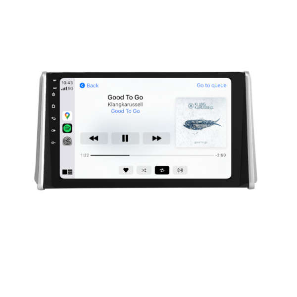 Android GPS Navigation With Wireless Carplay for Toyota Rav4 2019 to 2023