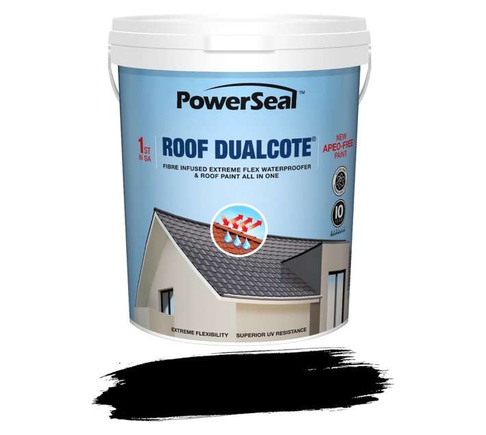 Powerseal Roof Dualcote - Black (20L)