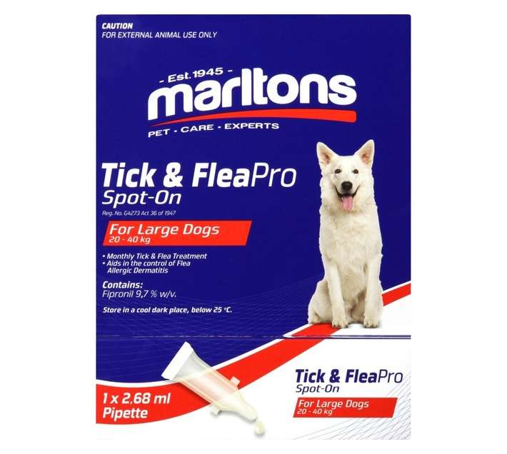 Large Dog Pro Tick and Flee Treatment