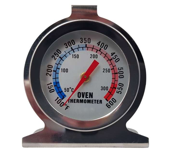 Lifespace Pizza Oven, Kettle Braai, Smoker, Oven Thermometer - Silver