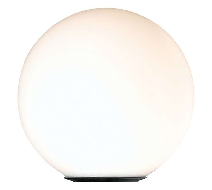 Radiant Sphere Pole Outdoor Light - Black (300mm)