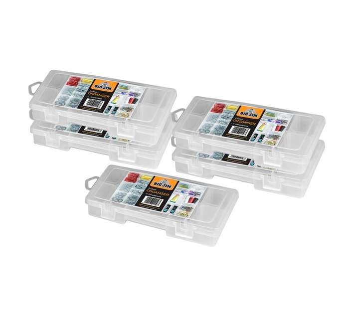 Big Jim DH0315-CL Basic Organiser Set - Clear (210mm)