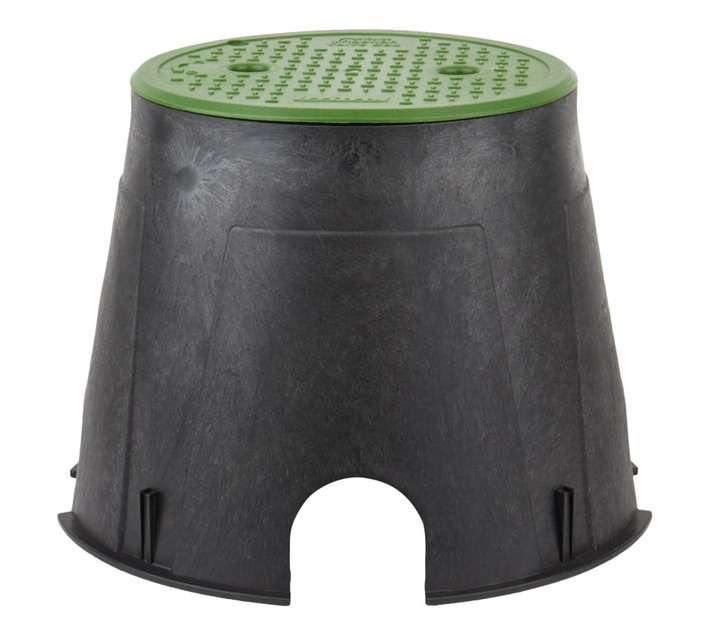 Round Valve Box - Green (250mm)