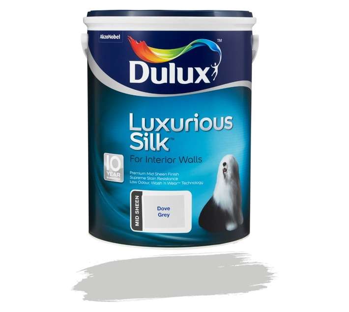 Dulux Luxurious Silk - Dove Grey (5L)