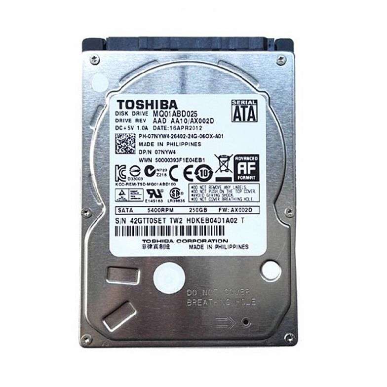 Laptop 250GB Hard Drive - Various Brands