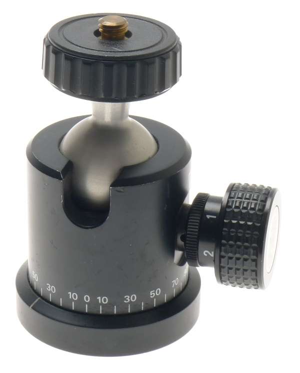 LINHOF UNIVERSAL PROFI BIG CAMERA BLACK ORIGINAL SWIVEL BALL JOINT HEAD LOCKABLE