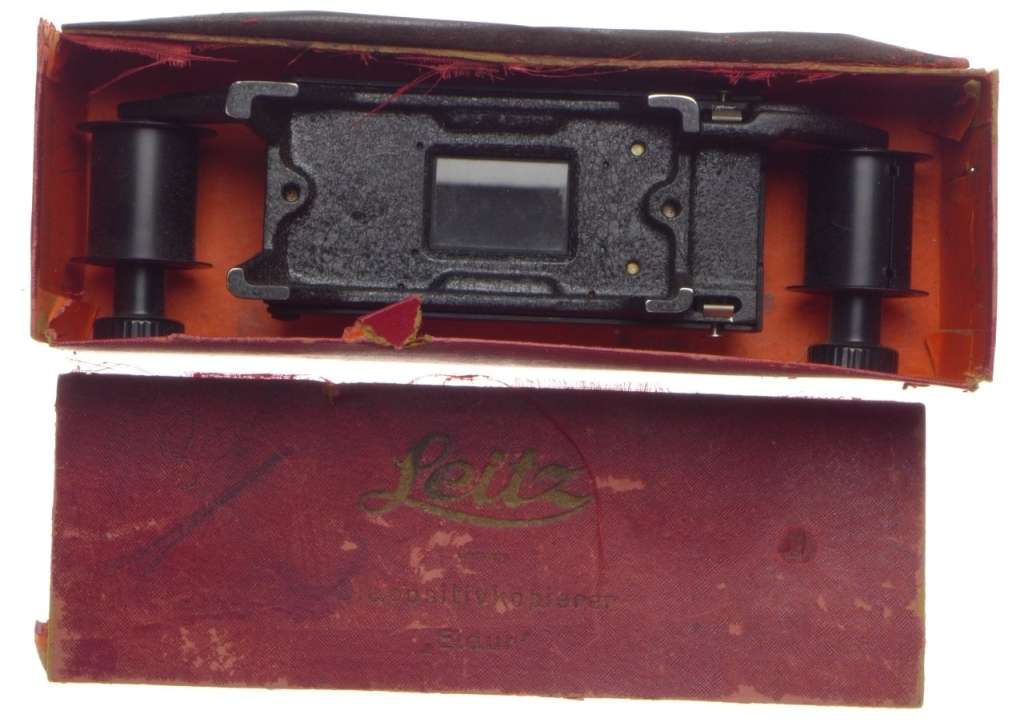 LEICA Leitz Lantern Slide Printer ELDUR for 35 mm film negatives in used box