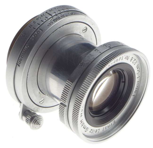 LEICA IIIg chrome 35mm rangefinder camera with 2.8/5cm Elmar 2.8 f=50mm lens kit