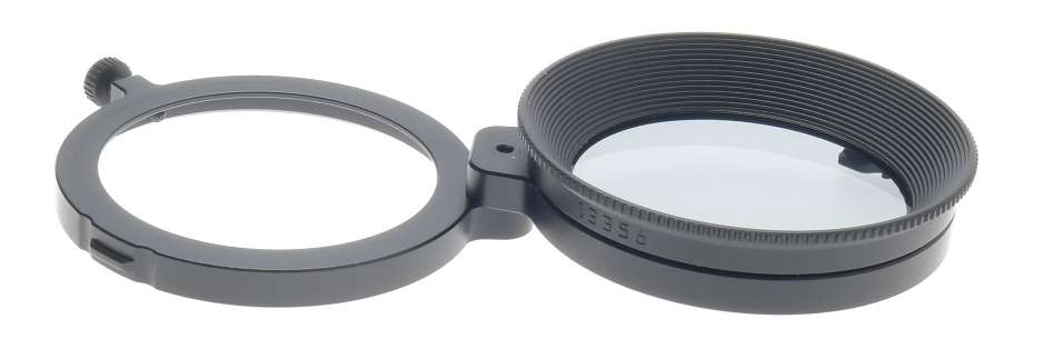 LEICA 13356 UNIVERSAL SWING OUT POLARIZING POL FILTER M CASE E39 E46 ADAPTER