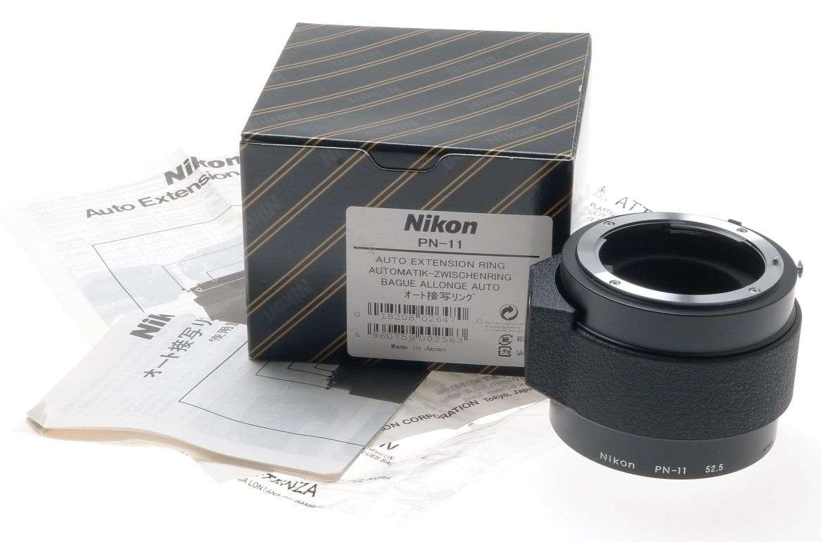 NIKON PN-11 AUTO EXTENTION RING NEW IN BOX 52.5 MACRO CLOSE UP ADAPTER MOUNT