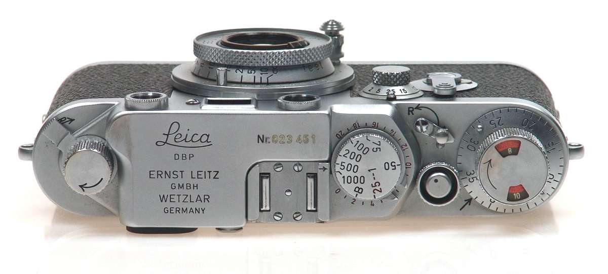 LEICA IIIf RED DIAL SELF TIMER CAMERA ELMAR 3.5/5cm 3F