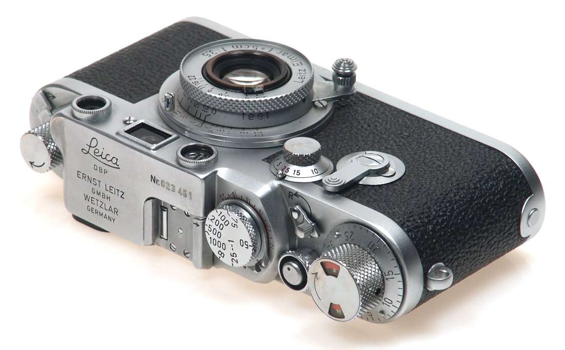 LEICA IIIf RED DIAL SELF TIMER CAMERA ELMAR 3.5/5cm 3F