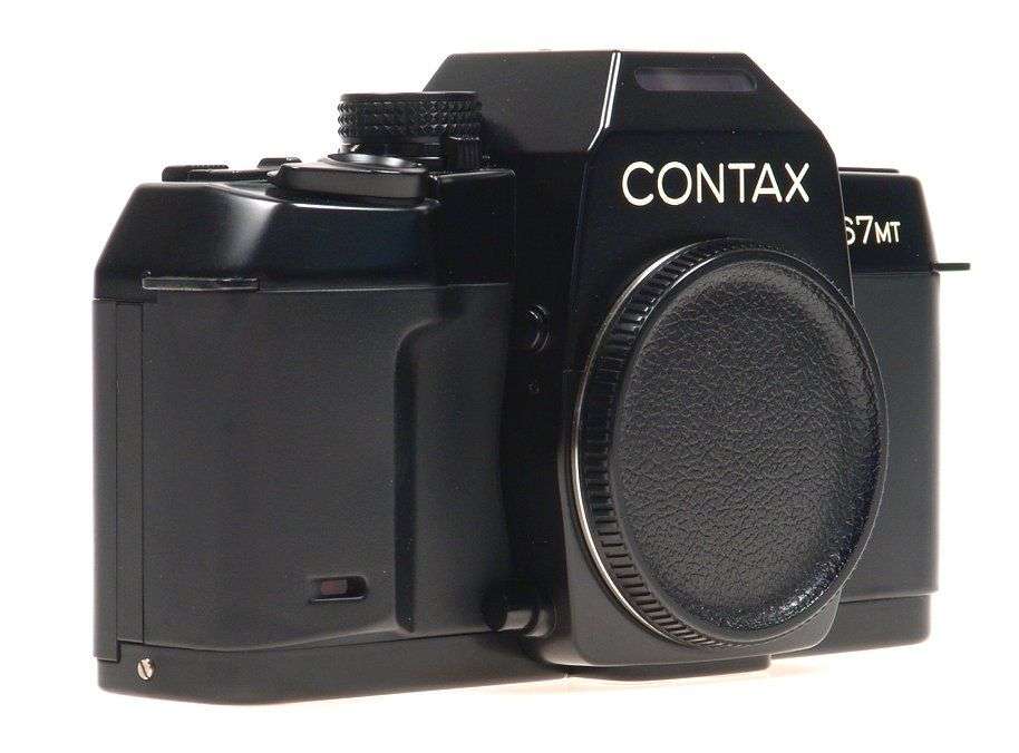 ZEISS CONTAX 167 MT BLACK 35mm CAMERA BODY PAPERS MINT