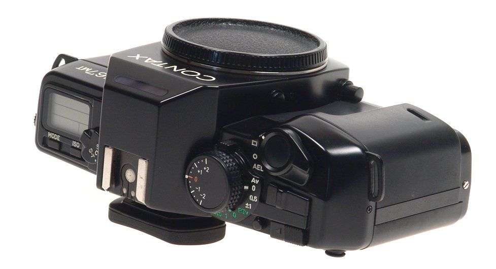 ZEISS CONTAX 167 MT BLACK 35mm CAMERA BODY PAPERS MINT