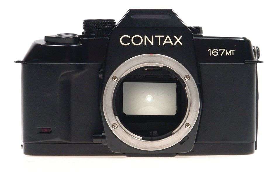 ZEISS CONTAX 167 MT BLACK 35mm CAMERA BODY PAPERS MINT