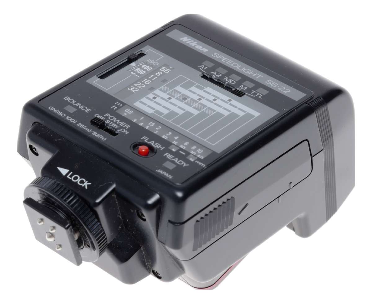 Nikon SB-22 Speedlight Hot Shoe Camera Flash Unit