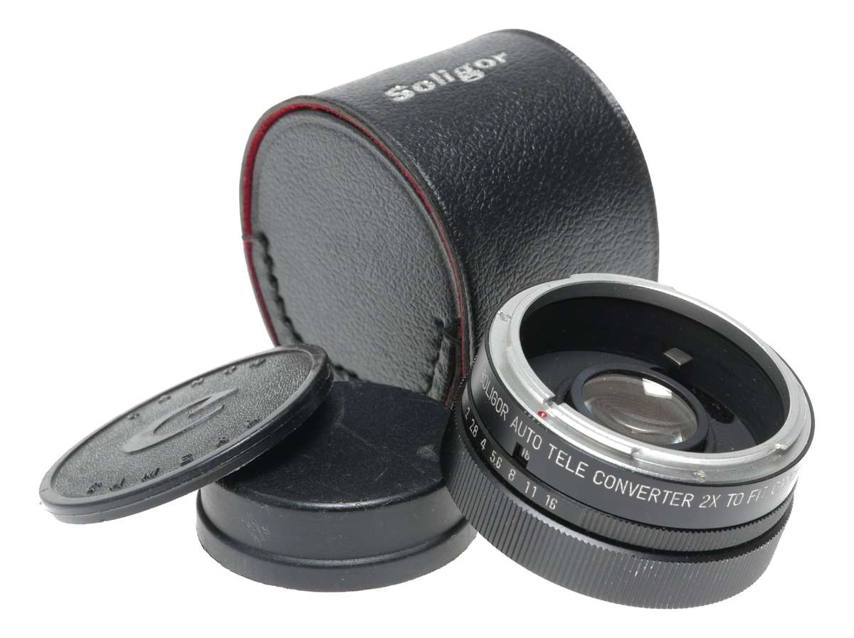 Canon FD Soligor Auto Tele converter 2x to fit canon SLR camera lens
