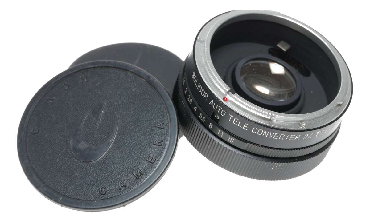 Canon FD Soligor Auto Tele converter 2x to fit canon SLR camera lens