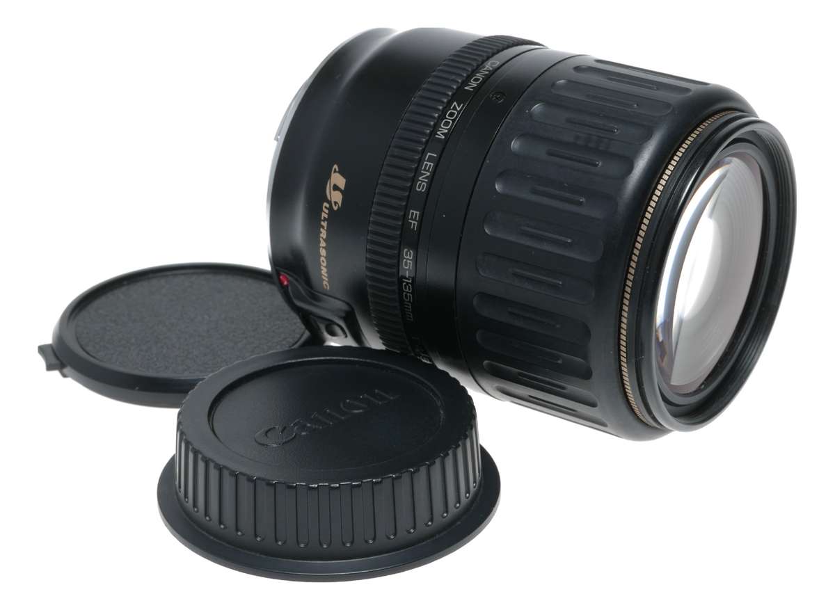 Canon Ultrasonic EF 35-135mm f4-5.6 zoom lens boxed excellent