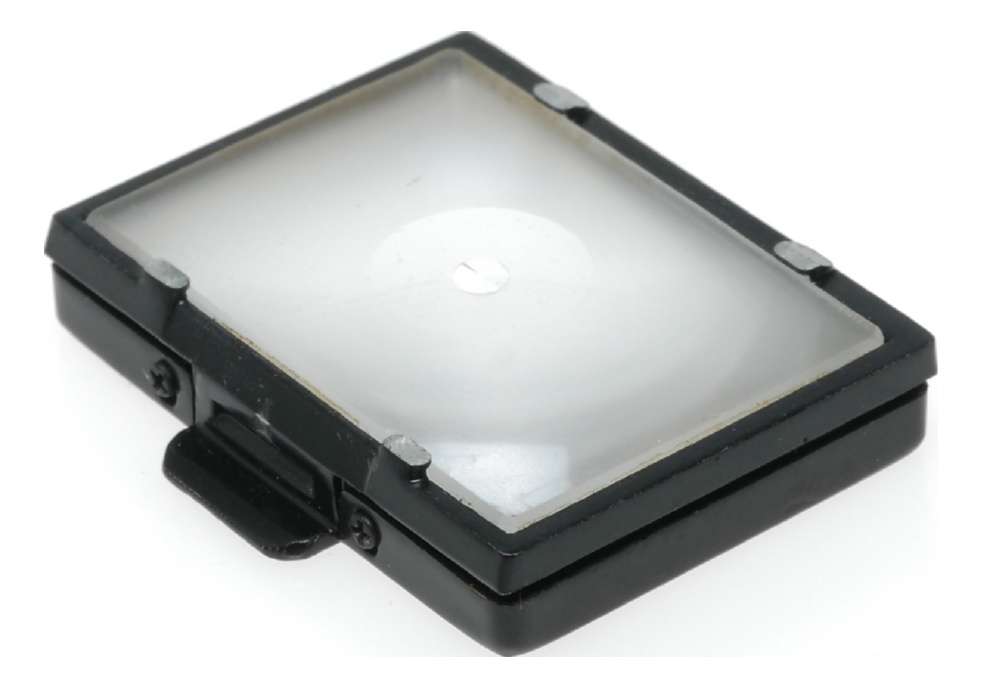 Focussing screen Topcon No.1 split screen SLR camera ground glass cased