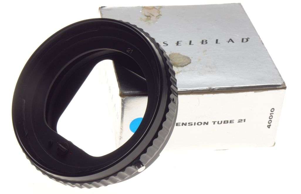 extension tube 21 close macro Hasselblad V series medium format camera tube box