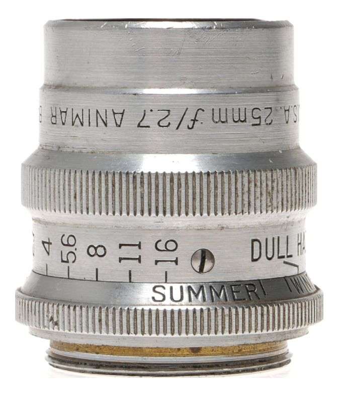 BAUSCH LOMB 25mm f/2.7 Animar Balcote C-Mount 16mm Cine