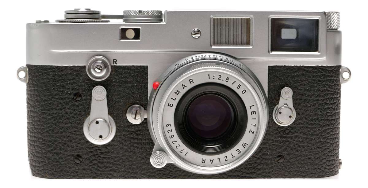 LEICA M2 Rangefinder Camera ELMAR 50mm f/2.8 Collapsible Lens