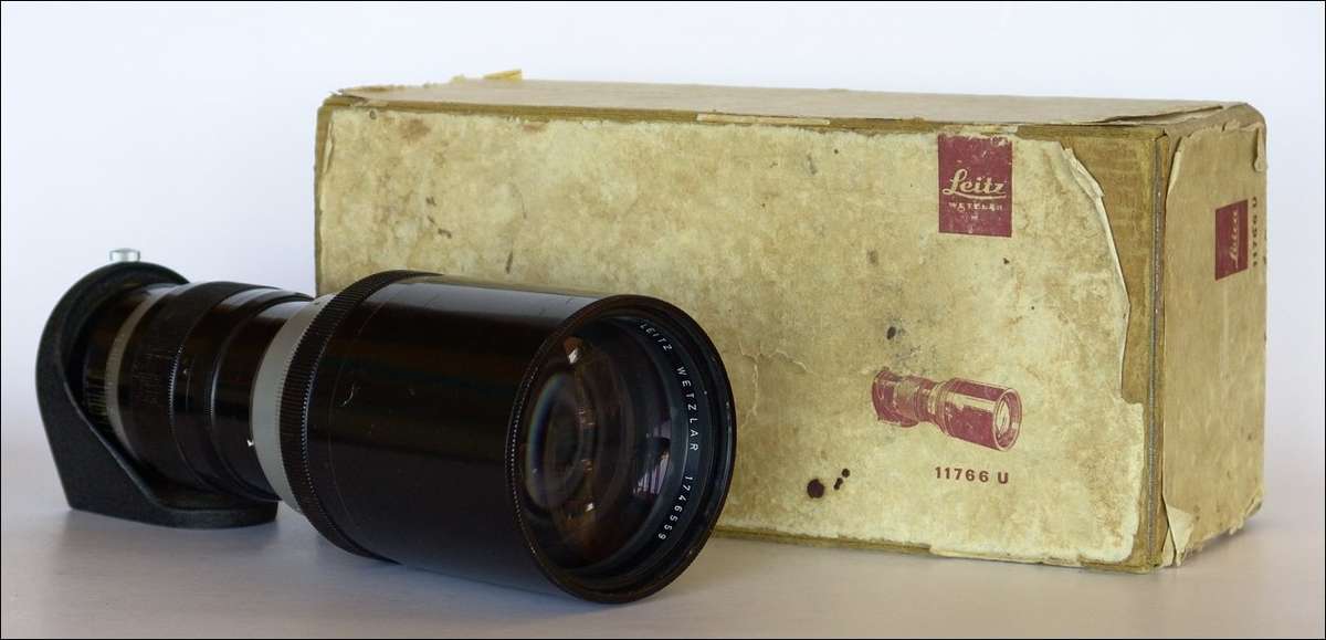 LEICA TELYT 5/400 BOXED CAMERA LENS COMPLETE EXCELLENT