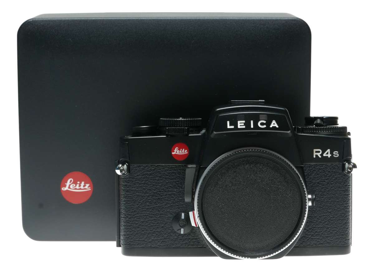 Leica R4s Film Camera Body Black W/ Box & Manual