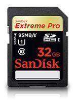 SanDisk Extreme Pro A 32GB SD Card 95MB/s