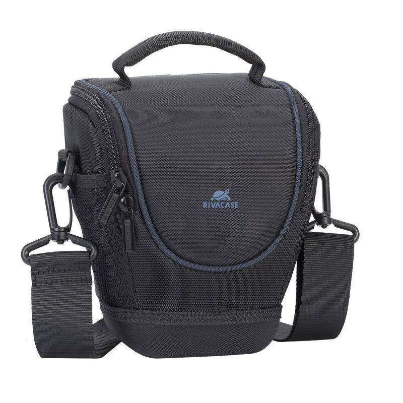 RivaCase 7201  Green Mantis Series SLR Holster Case Black  .