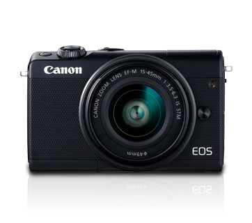 Canon EOS M100 M15-45 S+M22  S Lens Bundle black