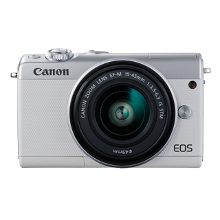 Canon EOS M100 M15-45 Lens Kit white