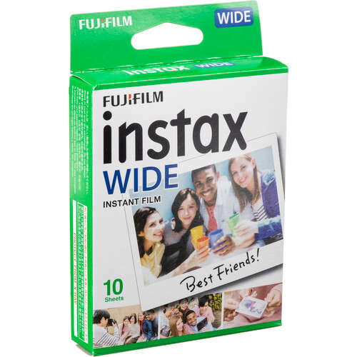 Fujifilm INSTAX WIDE Instant Camera Film - INSTAX Wide Double Pack White (20 Sheets)