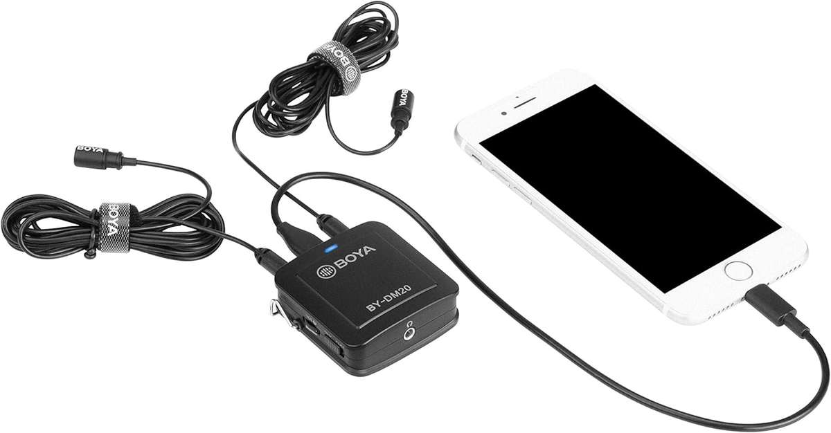Boya BY-DM20 Dual-Channel Recording Kit