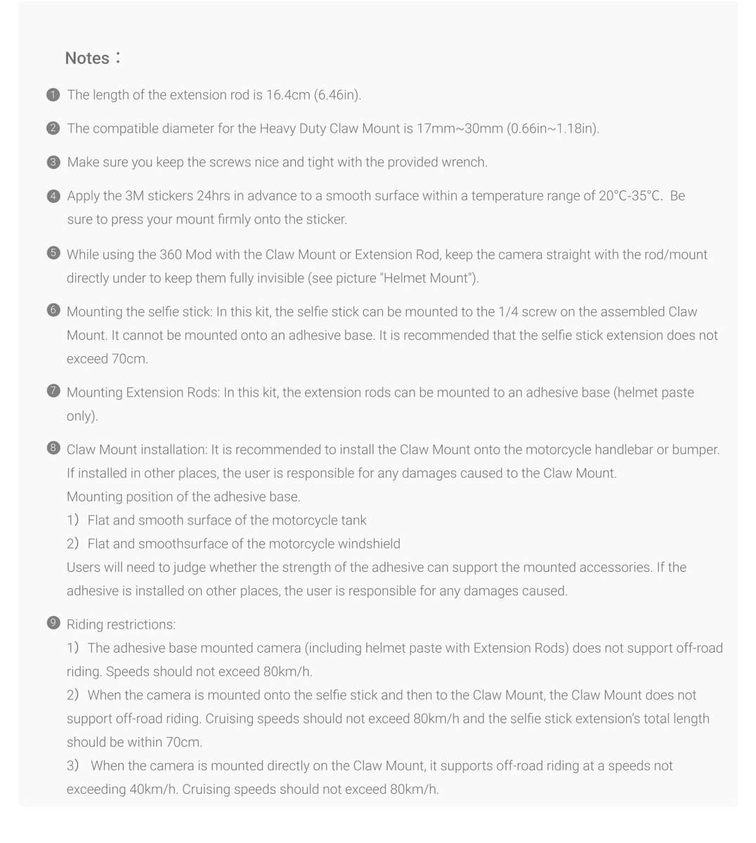 Insta360 Motorcycle Mount Bundle