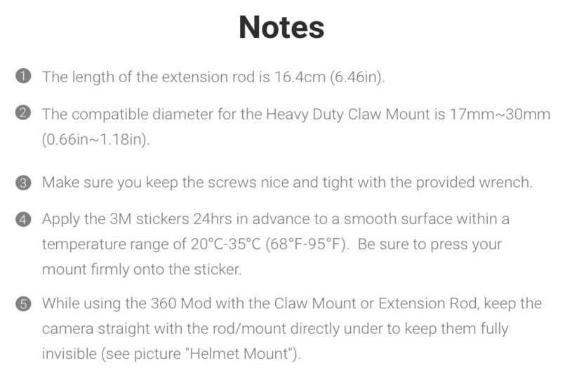 Insta360 Motorcycle Mount Bundle