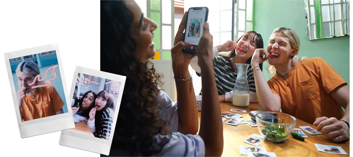 Fujifilm INSTAX MINI LINK 2 Smartphone Printer Kit Dusky Pink