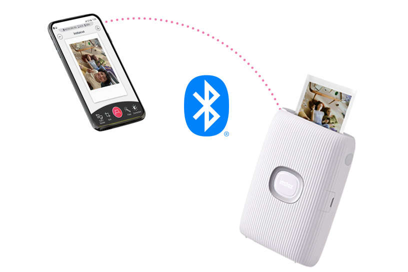 Fujifilm INSTAX MINI LINK 2 Smartphone Printer Kit Dusky Pink