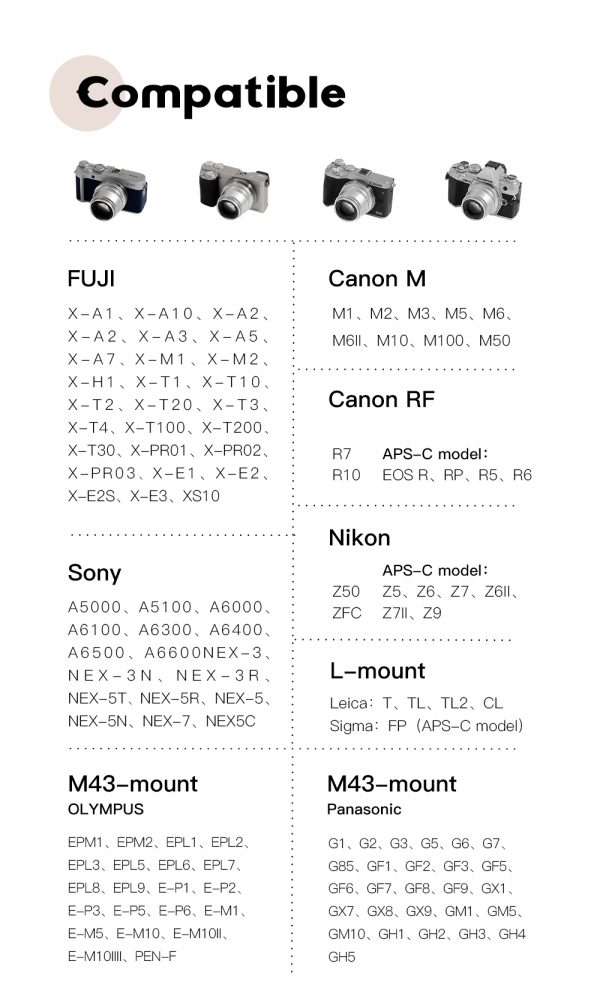 TTArtisan 35mm F1.4 Manual Focus Lens for Micro Four Thirds