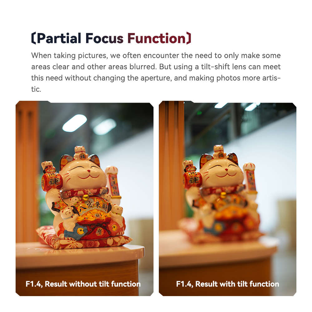 TTArtisan Tilt 50mm F1.4 Manual Focus Lens for Sony E Mount