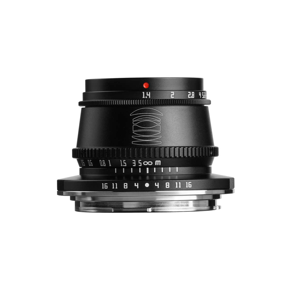 TTArtisan 35mm F1.4 Manual Focus Lens for Canon EOS-M (Black)